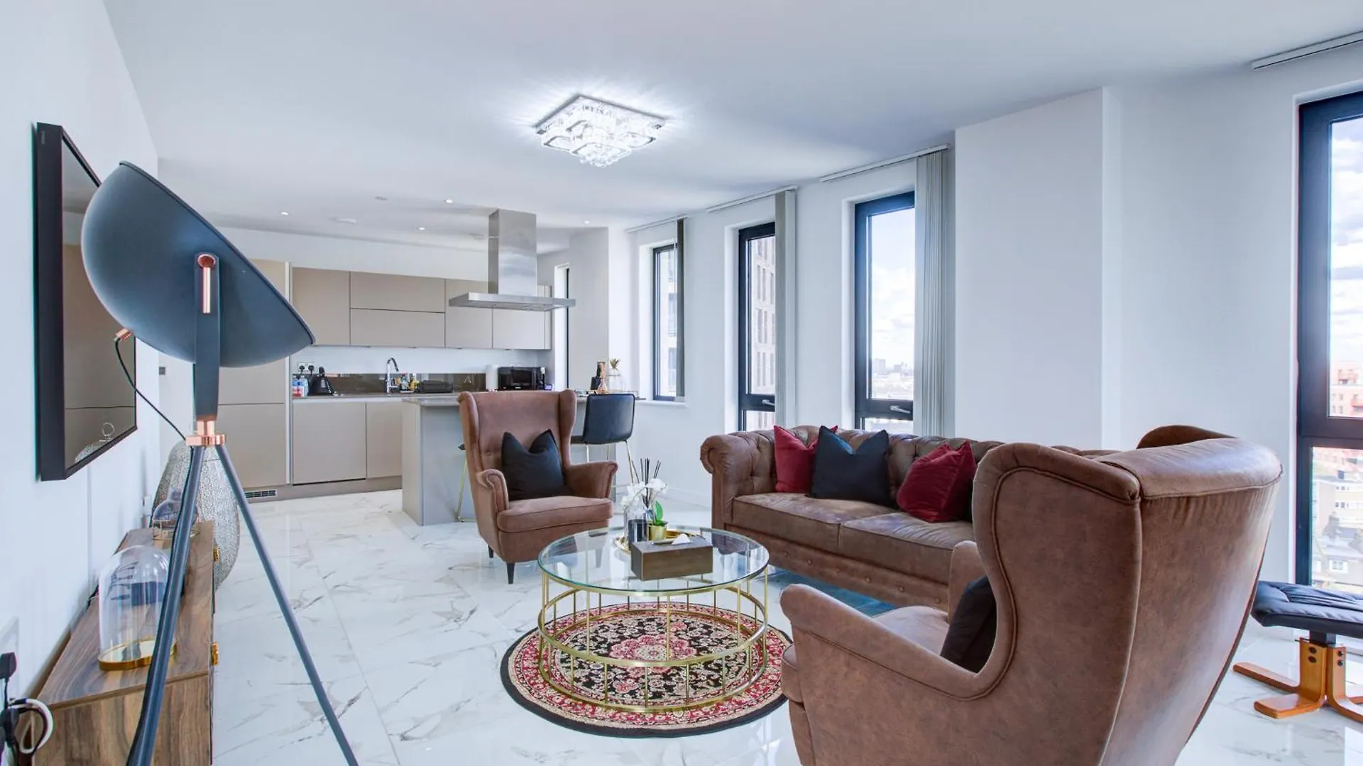 Canary Wharf 2 Bedroom Luxury Apartment London 0*,